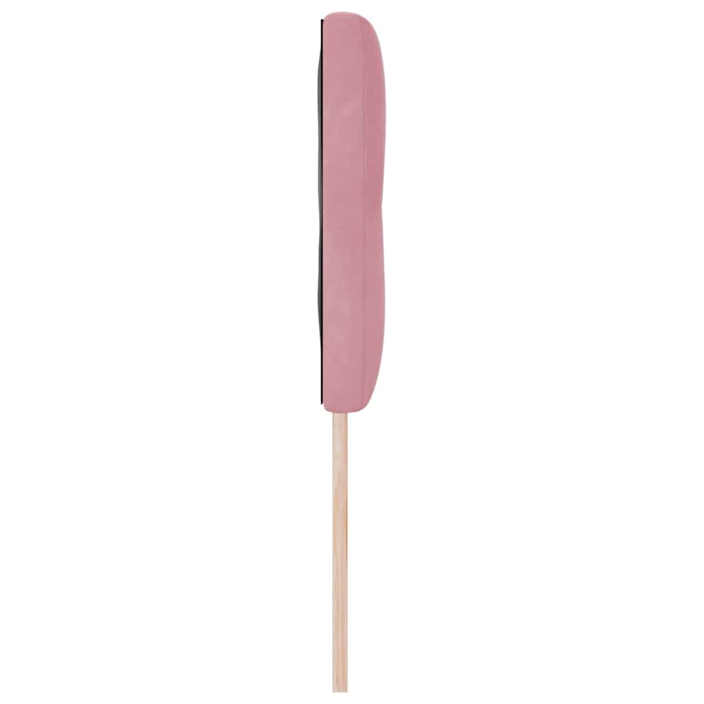 Kopfteil Hellgrau 80 cm Samt