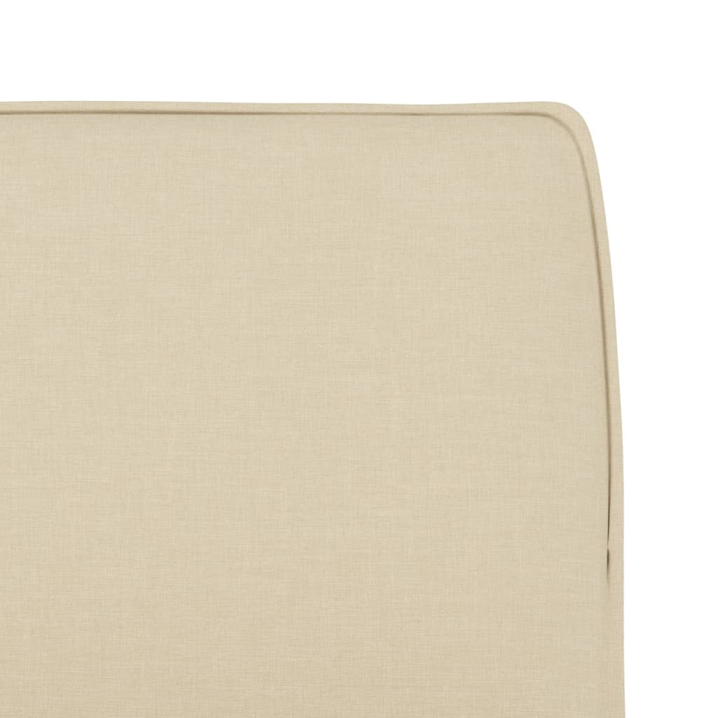 Loungesessel Hellgrau 52x75x76 cm Stoff