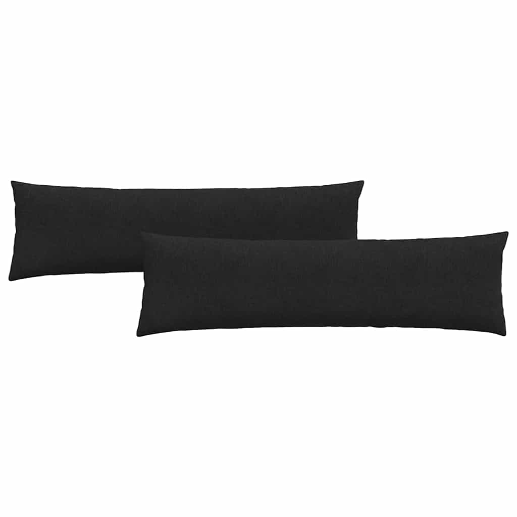 Sofakissen 2 pcs Hellgrau 50 x 30 cm Stoff