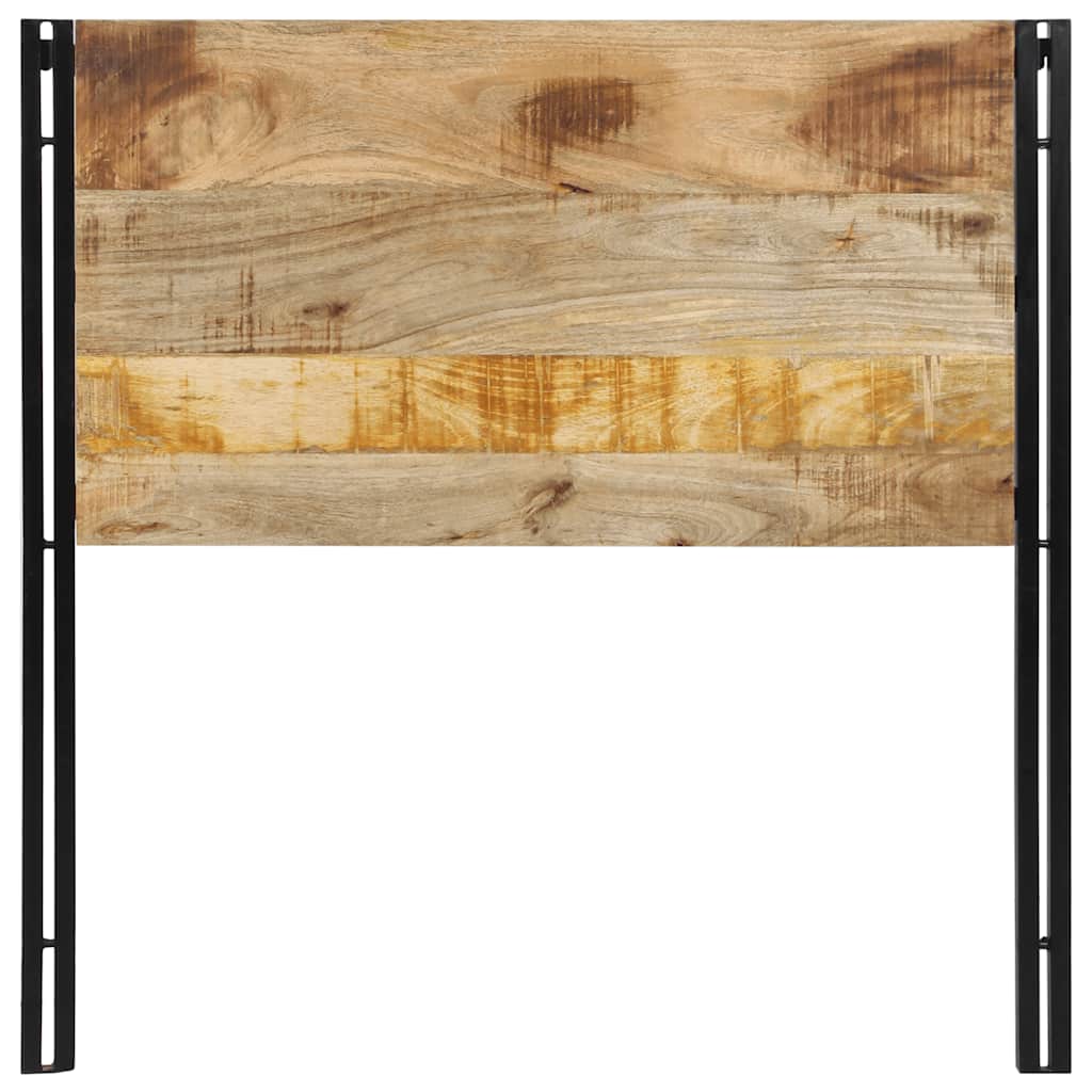 Kopfteil 100 cm Massivholz Mango und Eisen