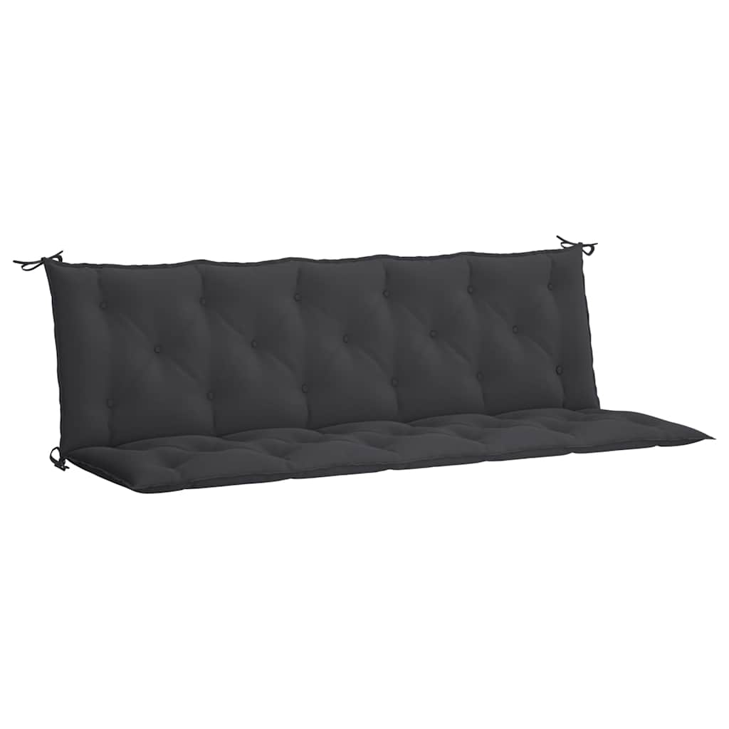 Gartenbank-Auflage Anthrazit 100x(50+50)x7 cm Oxford-Gewebe