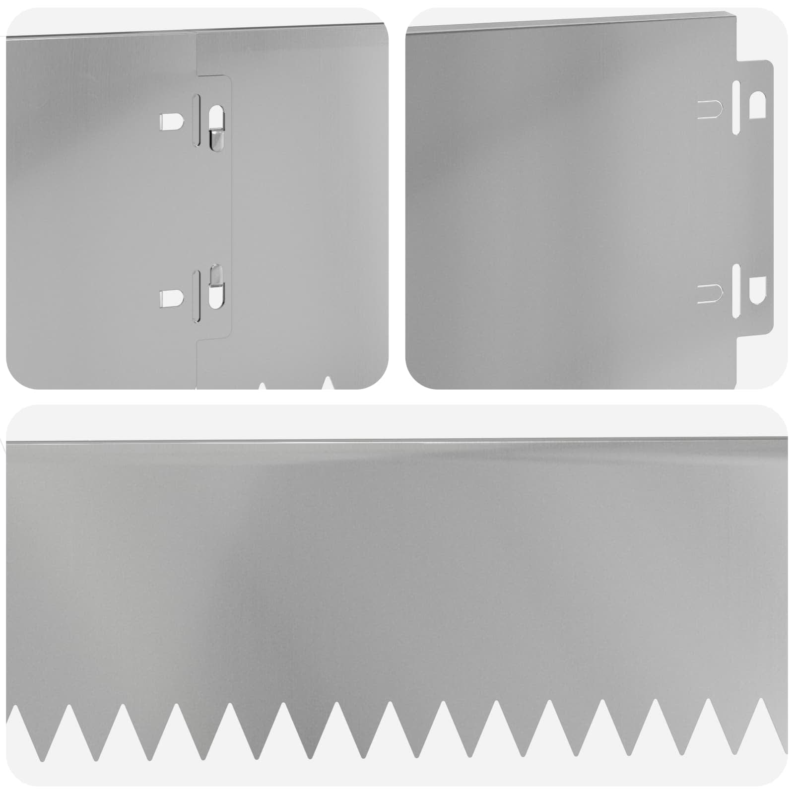 Raseneinfassung 10 pcs 103 x 10 cm Stahl Schwarz