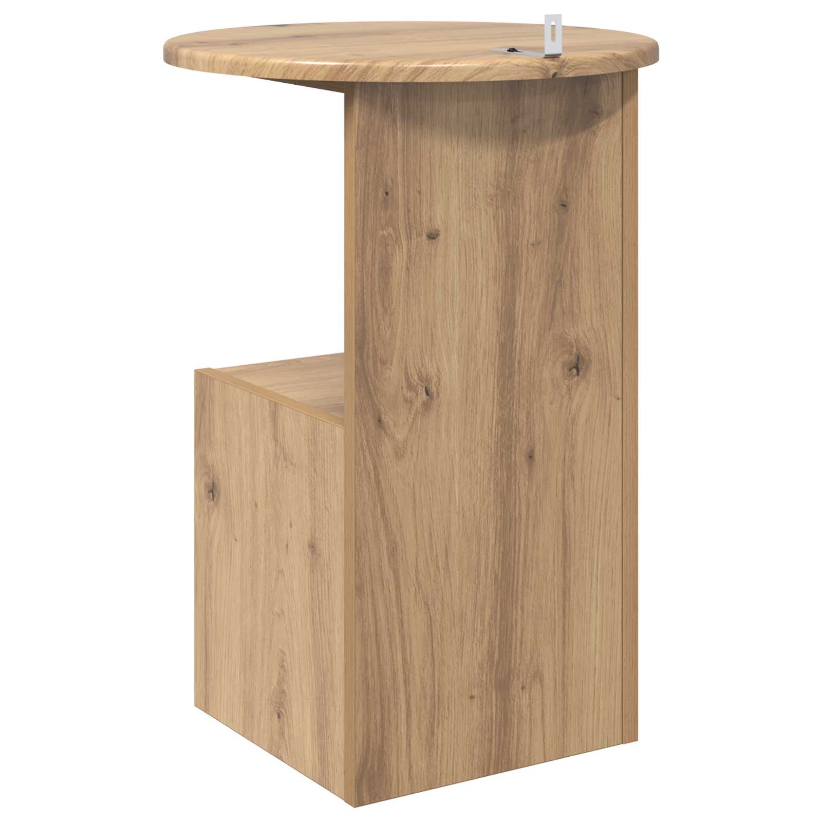 Beistelltisch Weiß Ø 39,5 x 55 cm Holzwerkstoff