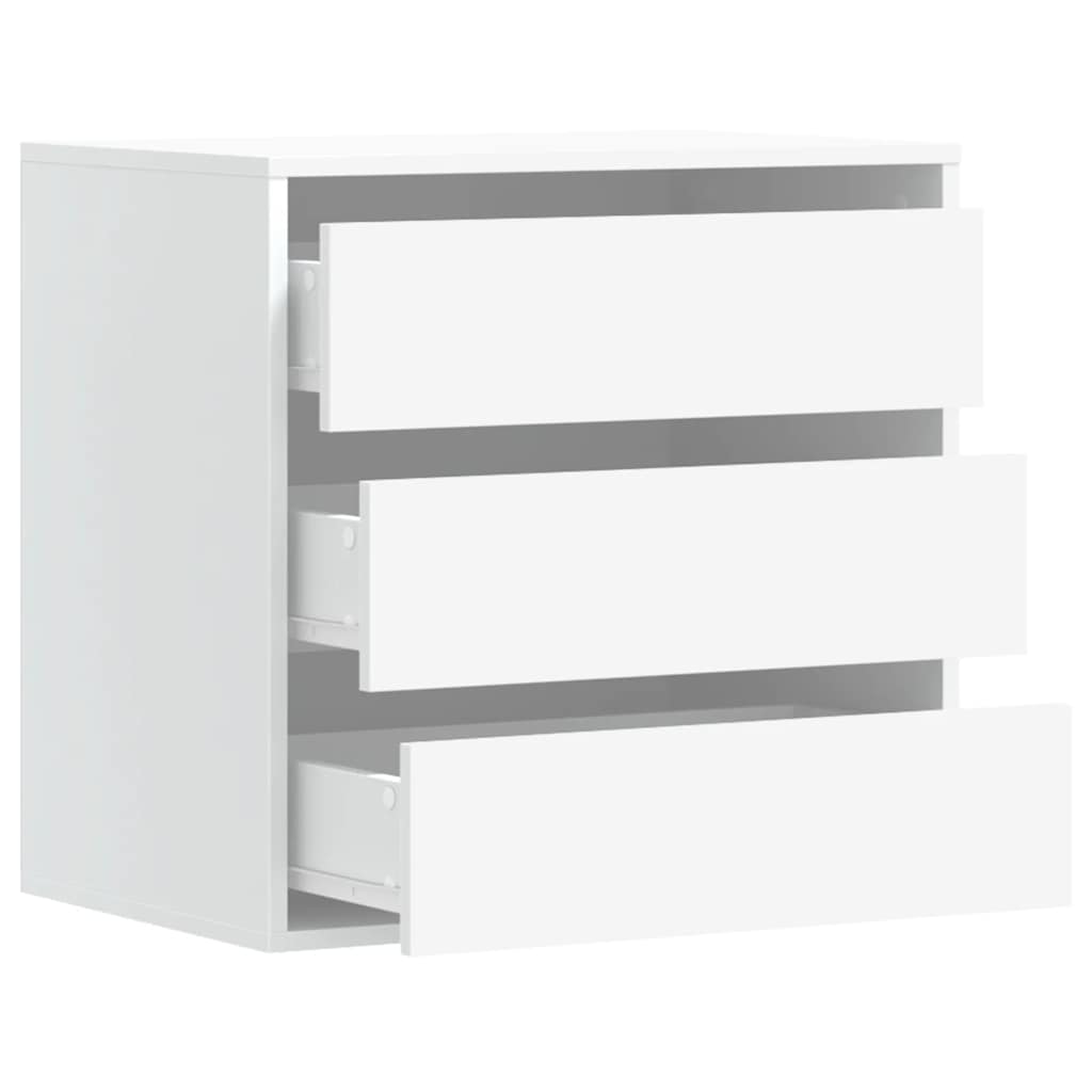 Schubladenschrank Schwarz Eichen-Optik 41 x 40 x 58 cm