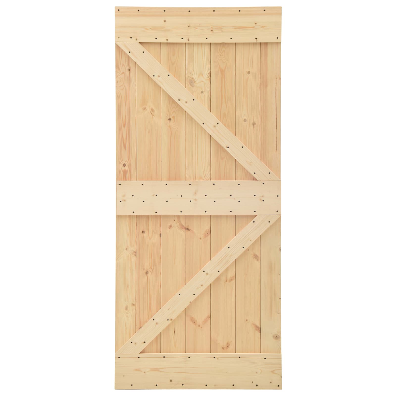 Tür NARVIK Natur 80 x 210 cm Massivkiefer