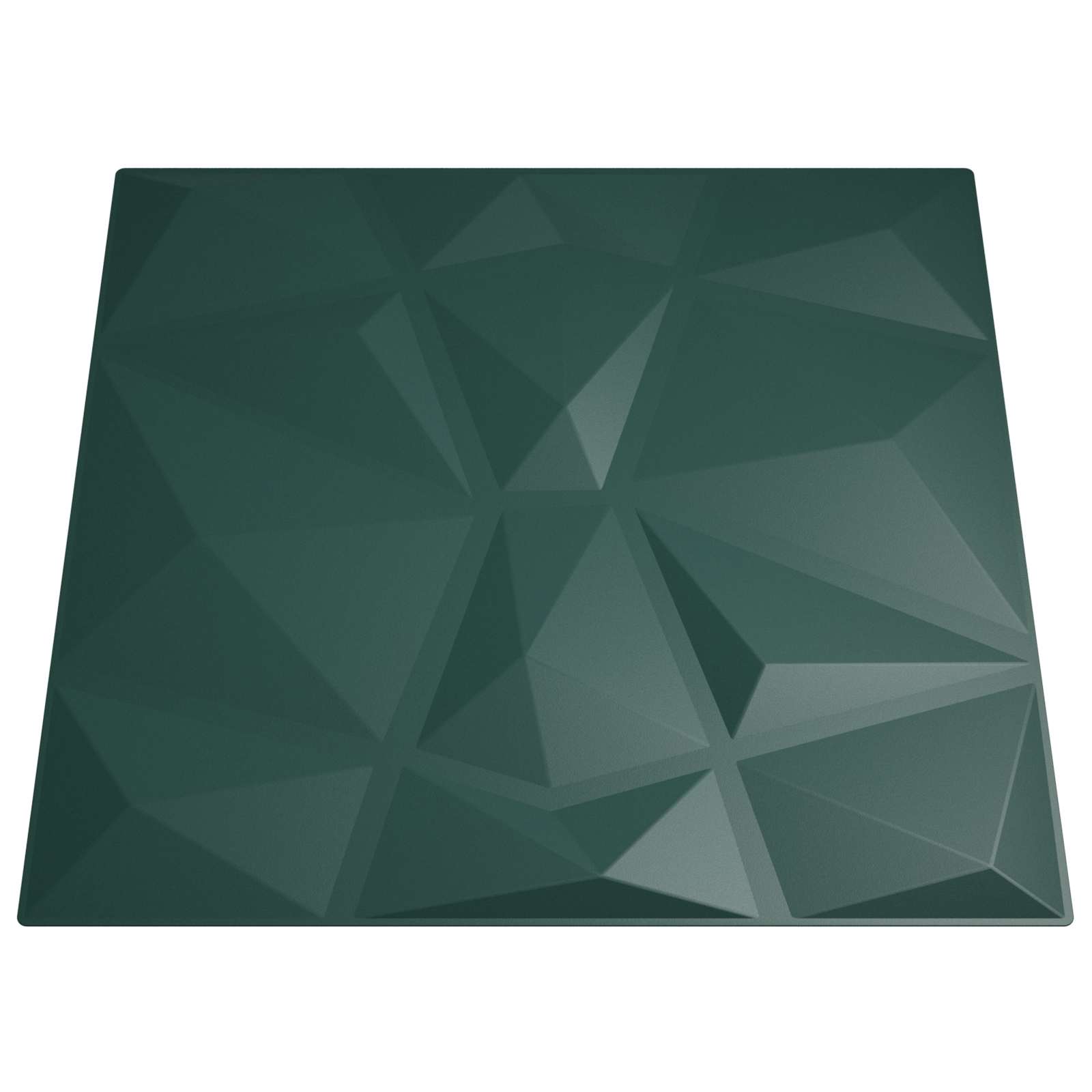 Wandpaneele 12 pcs Diamant Weiß 50 x 50 cm XPS Schaum
