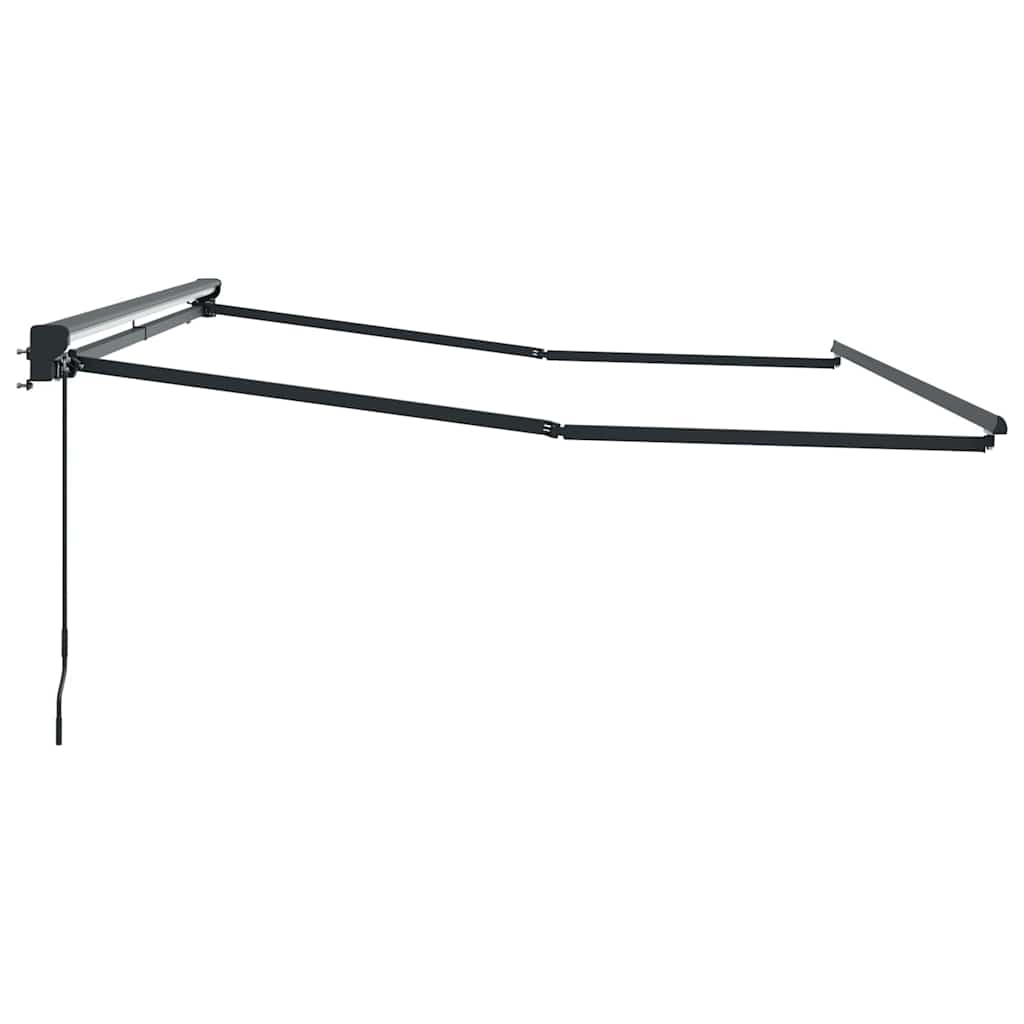 Markisenrahmen Verstellbar Weiß 2,5 x 2 m Stahl