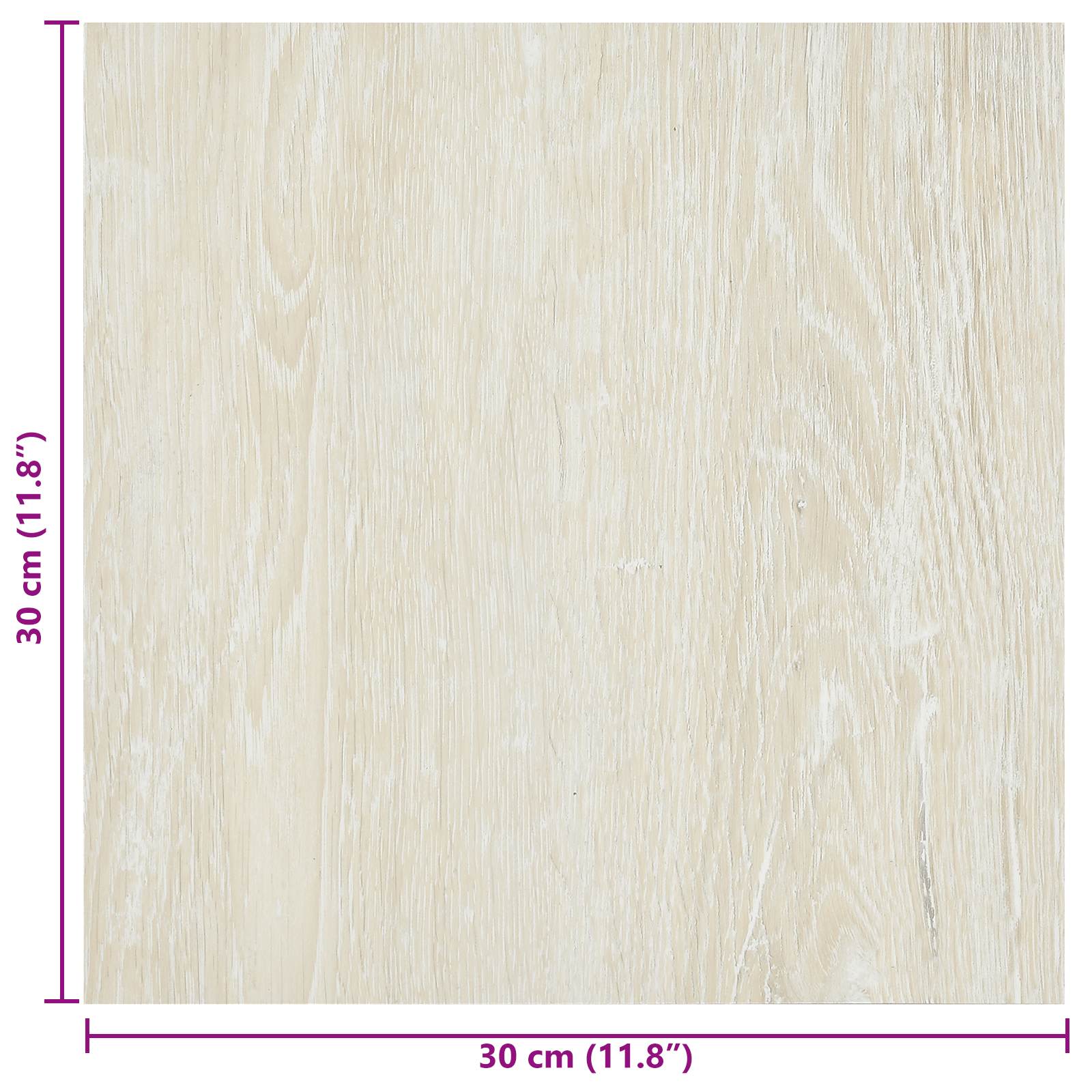 Selbstklebende Bodenplanken 30,5 x 30,5 cm 20 pcs PVC Betongrau