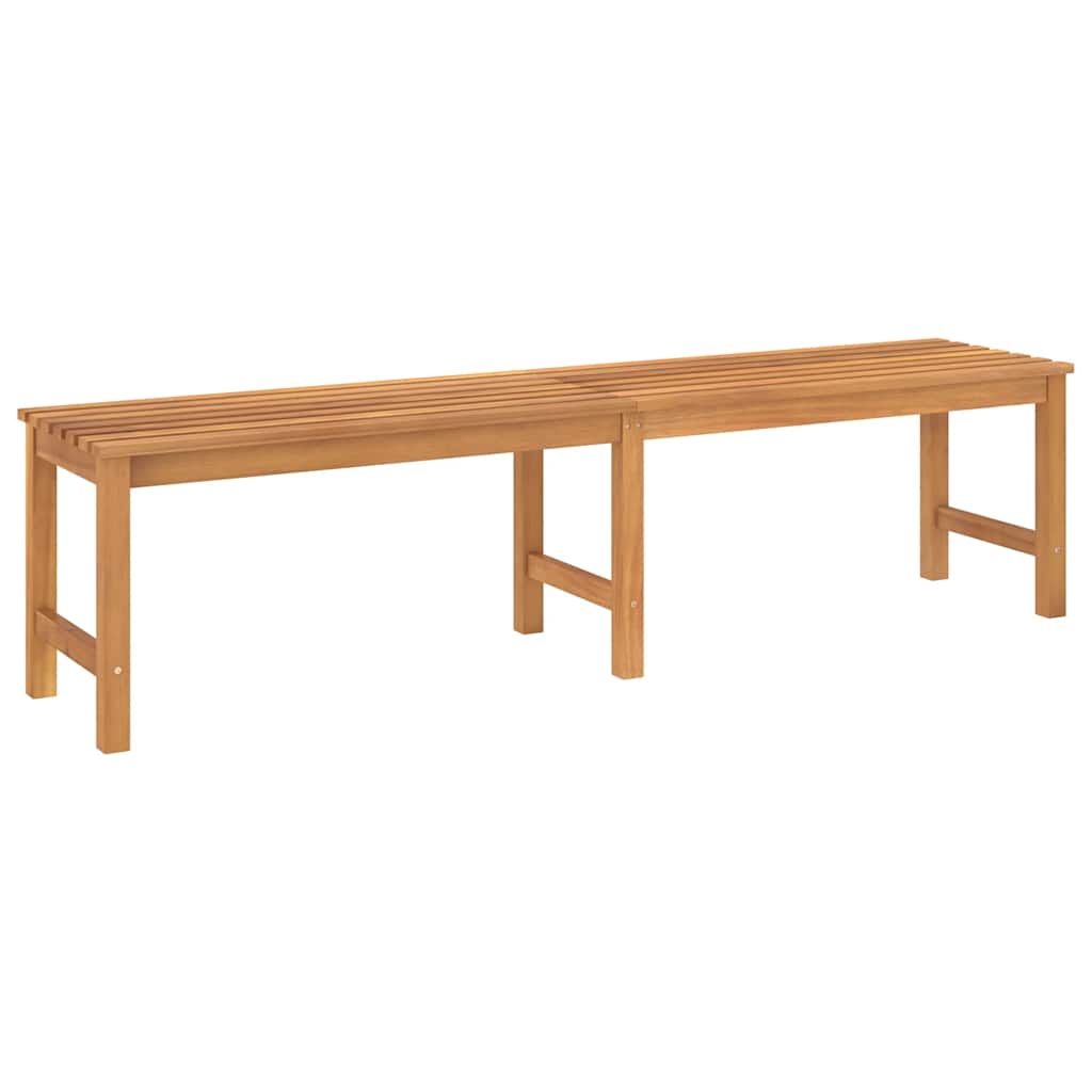 Gartenbank 114 cm Massivholz Teak