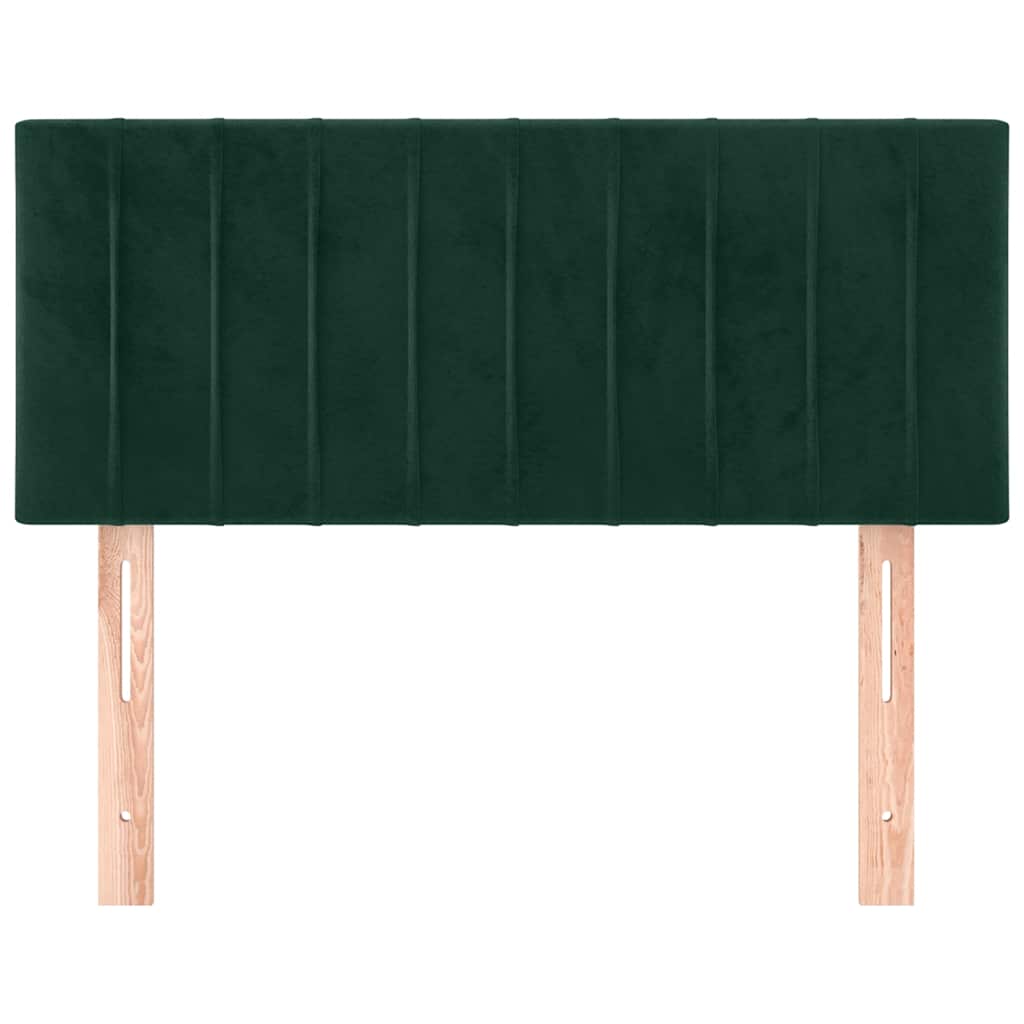 Kopfteil Hellgrau 80x5x118/128 cm Samt