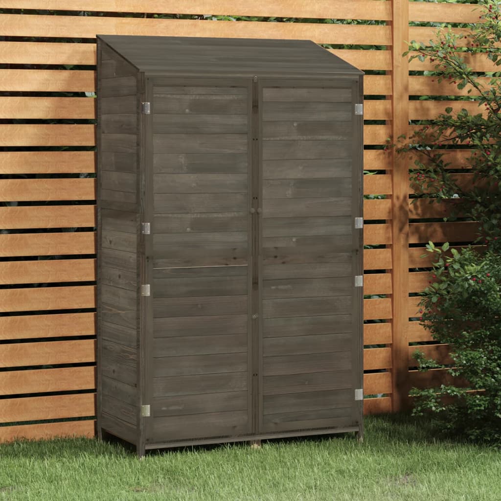 Geräteschuppen 55x52x174,5 cm Massivholz Tanne