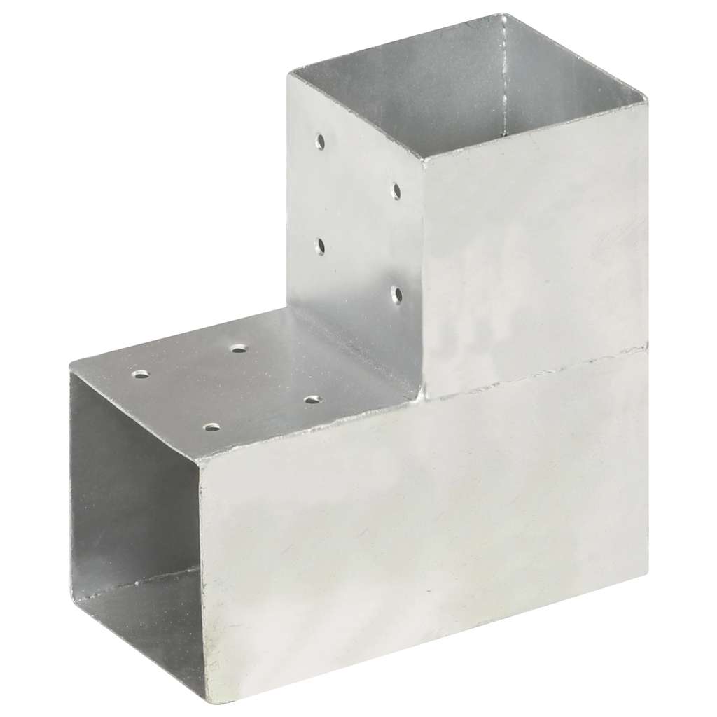 Pfostenverbinder L-Form Verzinktes Metall 71 x 71 mm