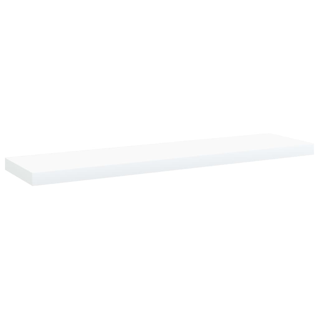 Bücherregal-Bretter 4 Stk. Weiß 40x10x1,5 cm Holzwerkstoff