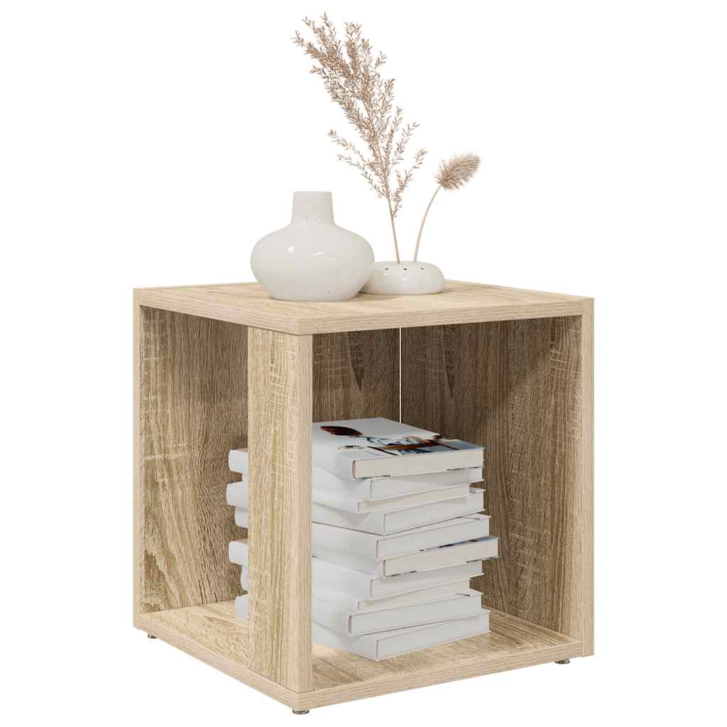 Beistelltisch Weiß 33x33x34,5 cm Holzwerkstoff