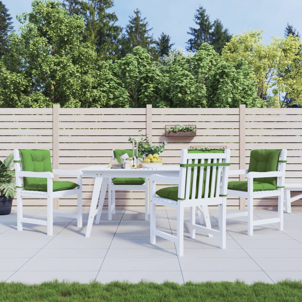 Niedriglehner-Auflagen 2 Stk Melange Anthrazit 100x50x7cm Stoff