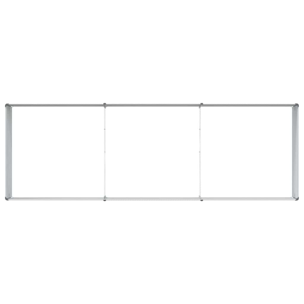 Hochbeet Hellbraun 100 x 100 x 77 cm Verzinkter Stahl