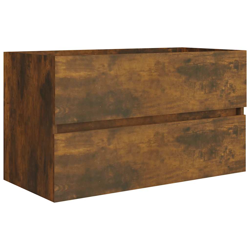 2-tlg. Badmöbel-Set Weiß Holzwerkstoff