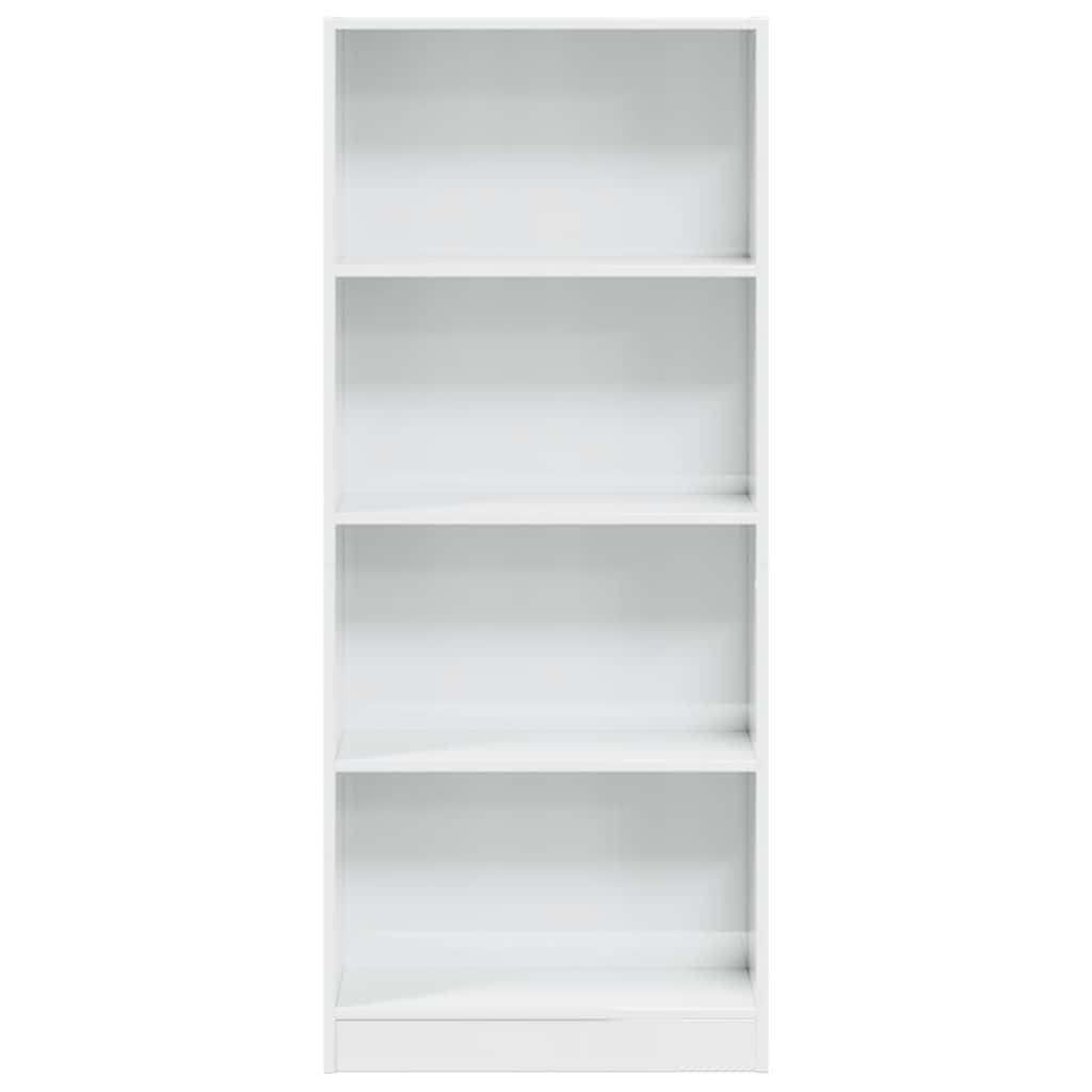 Bücherregal Weiß 40x24x75 cm Holzwerkstoff