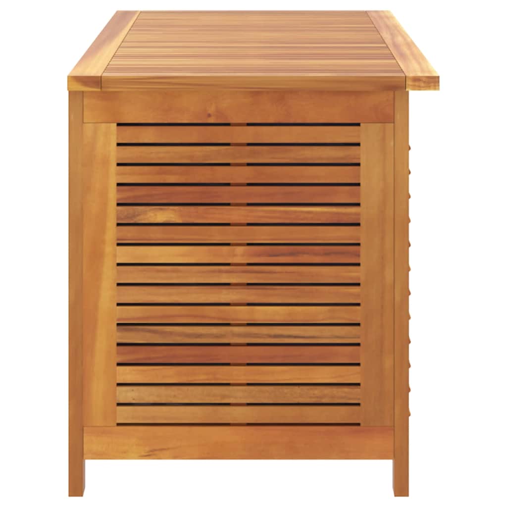Gartenbox mit Lüftungsschlitzen 60x50x56 cm Massivholz Akazie