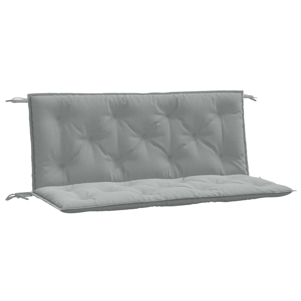 Gartenbank-Auflagen 2 Stk. Melange Anthrazit 100x50x7 cm Stoff