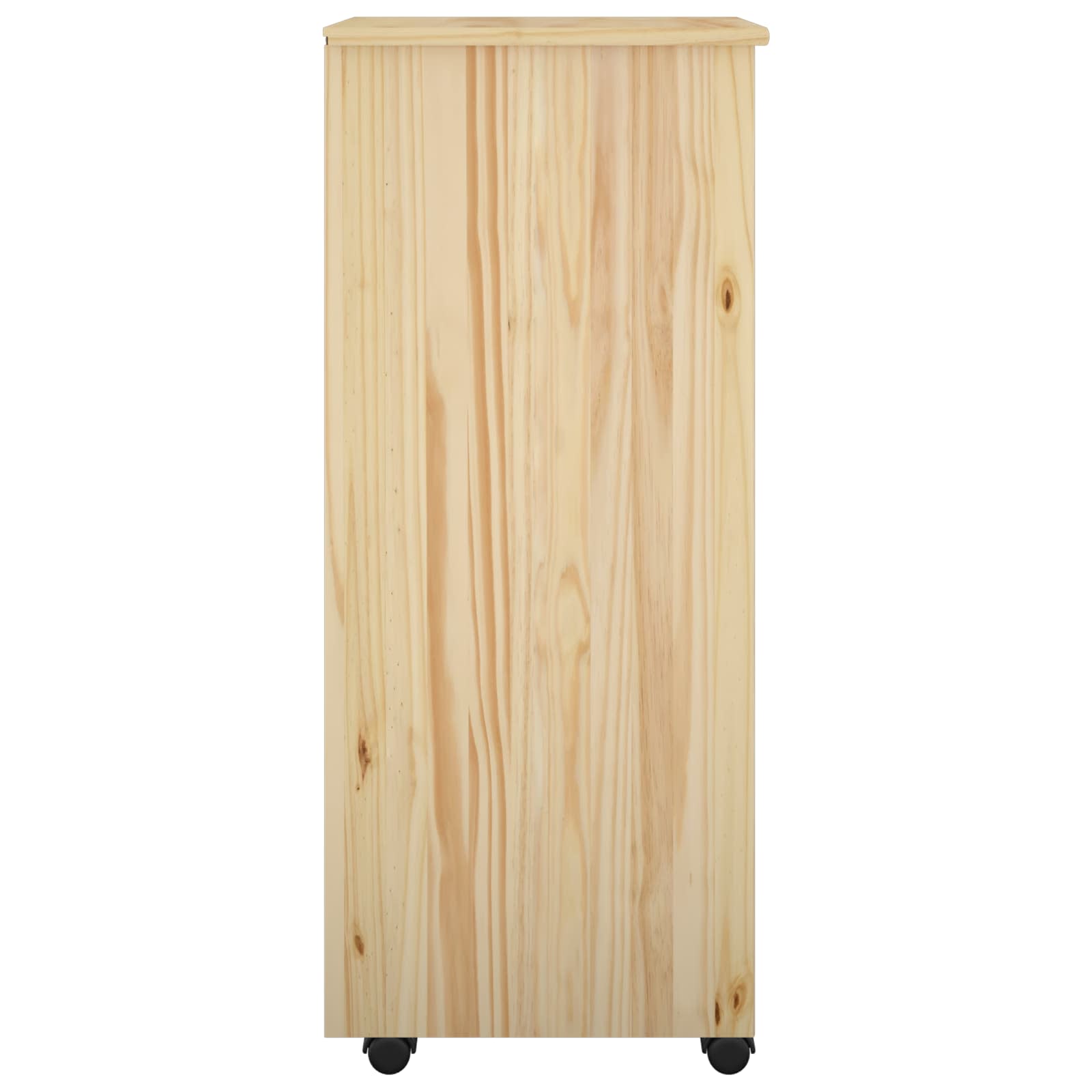 Rollschrank Honigbraun 34 x 39 x 93,5 cm Massivholz Kiefer