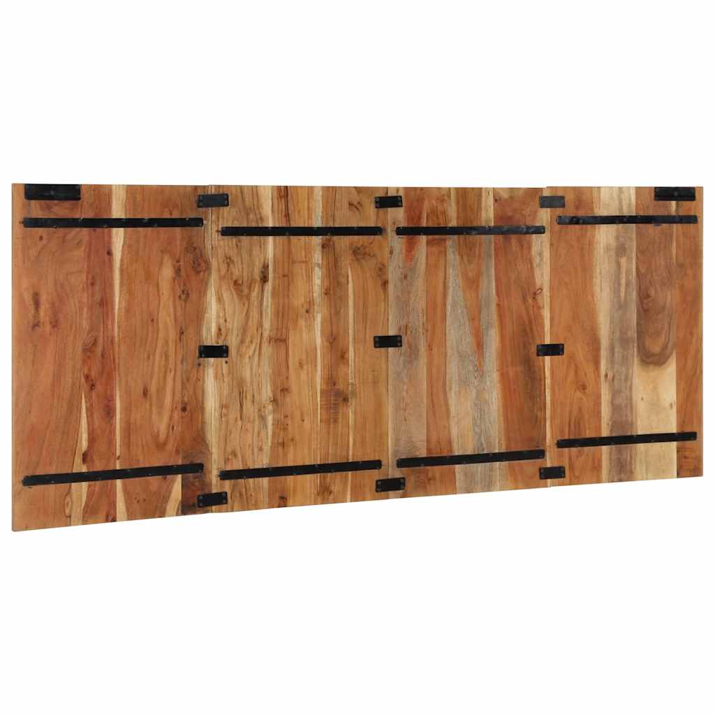 Kopfteil Mehrfarbig 160 cm Massivholz Altholz