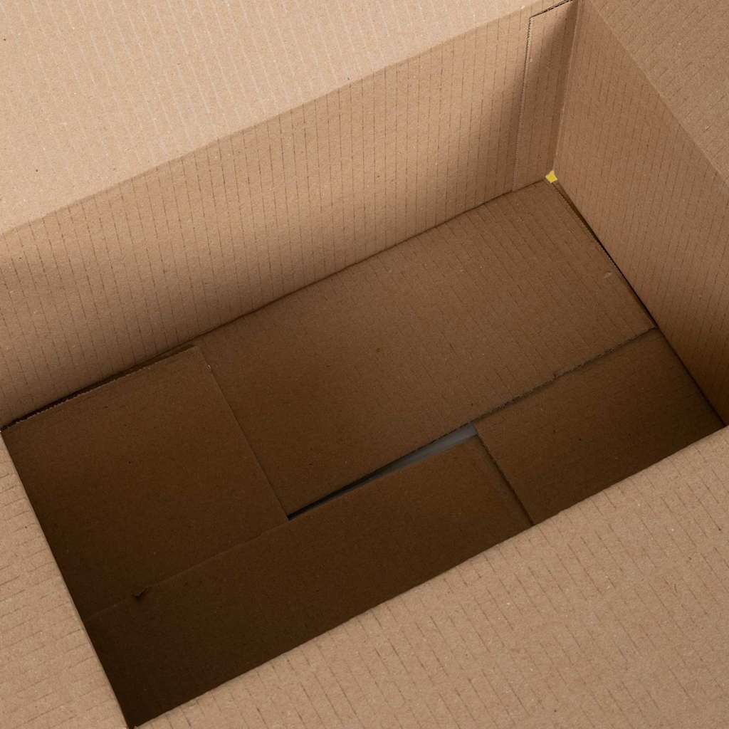 Faltbox mit Speicher 50 pcs Natur 15 x 15 x 8 cm Karton