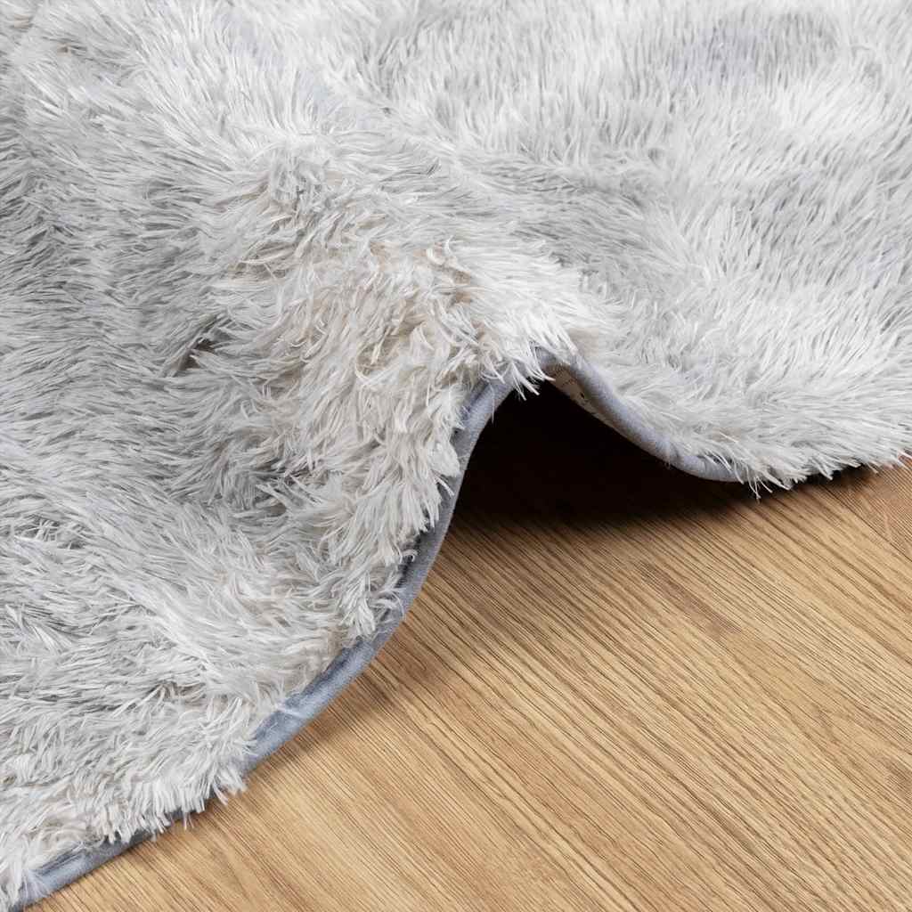 Teppich Shaggy Hochflor NAVARRA Beige 60x100 cm Polyester