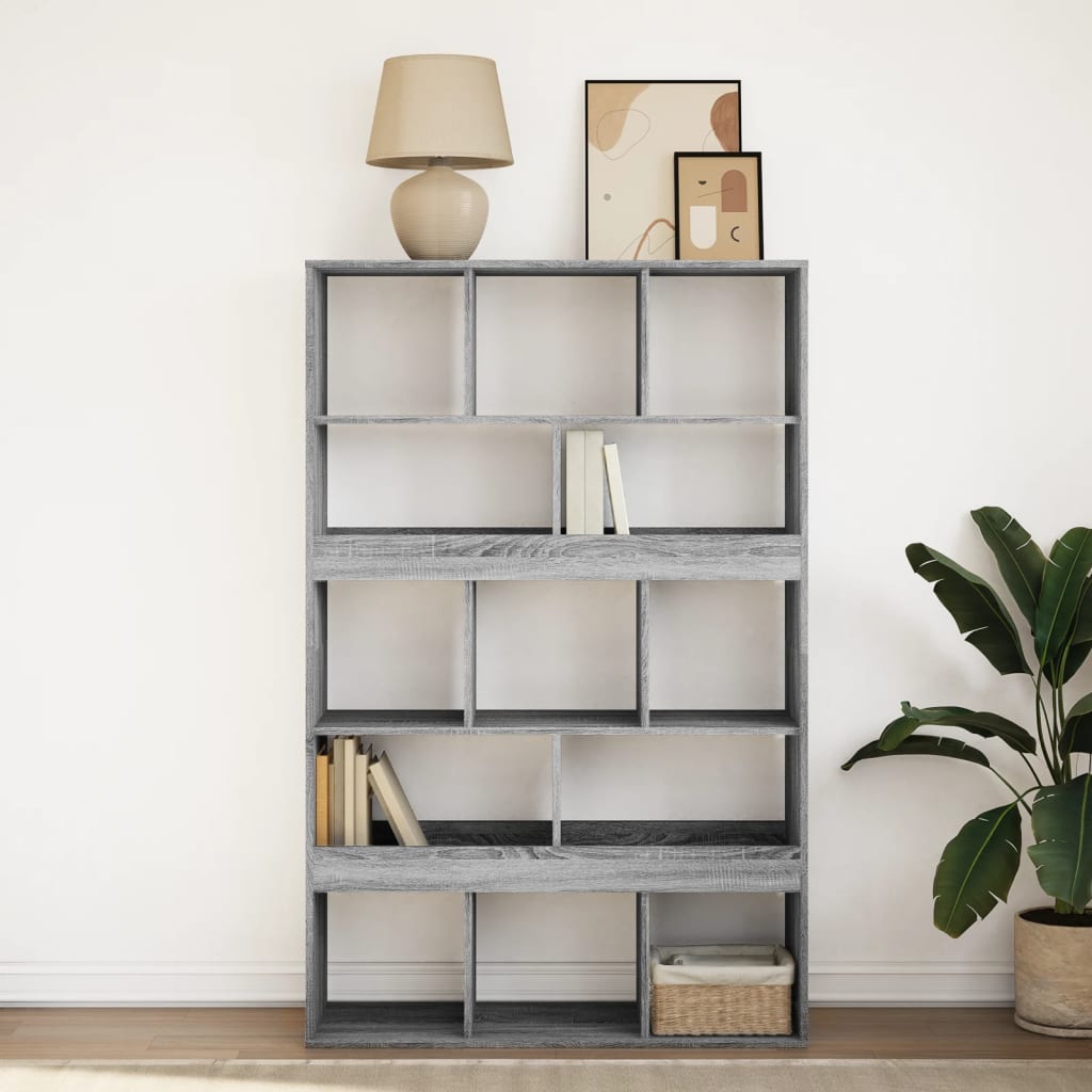 Bücherregal Weiß 100x33x125,5 cm Holzwerkstoff