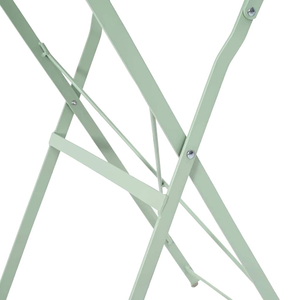 Bistrotisch Weiß Ø 50 x 71 cm Pulverbeschichteter Stahl