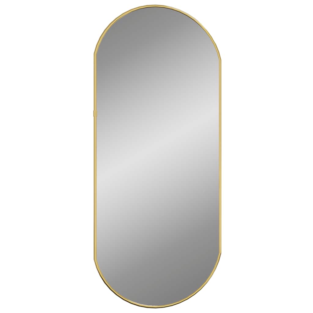 Wandspiegel Silbern 50x20 cm Oval