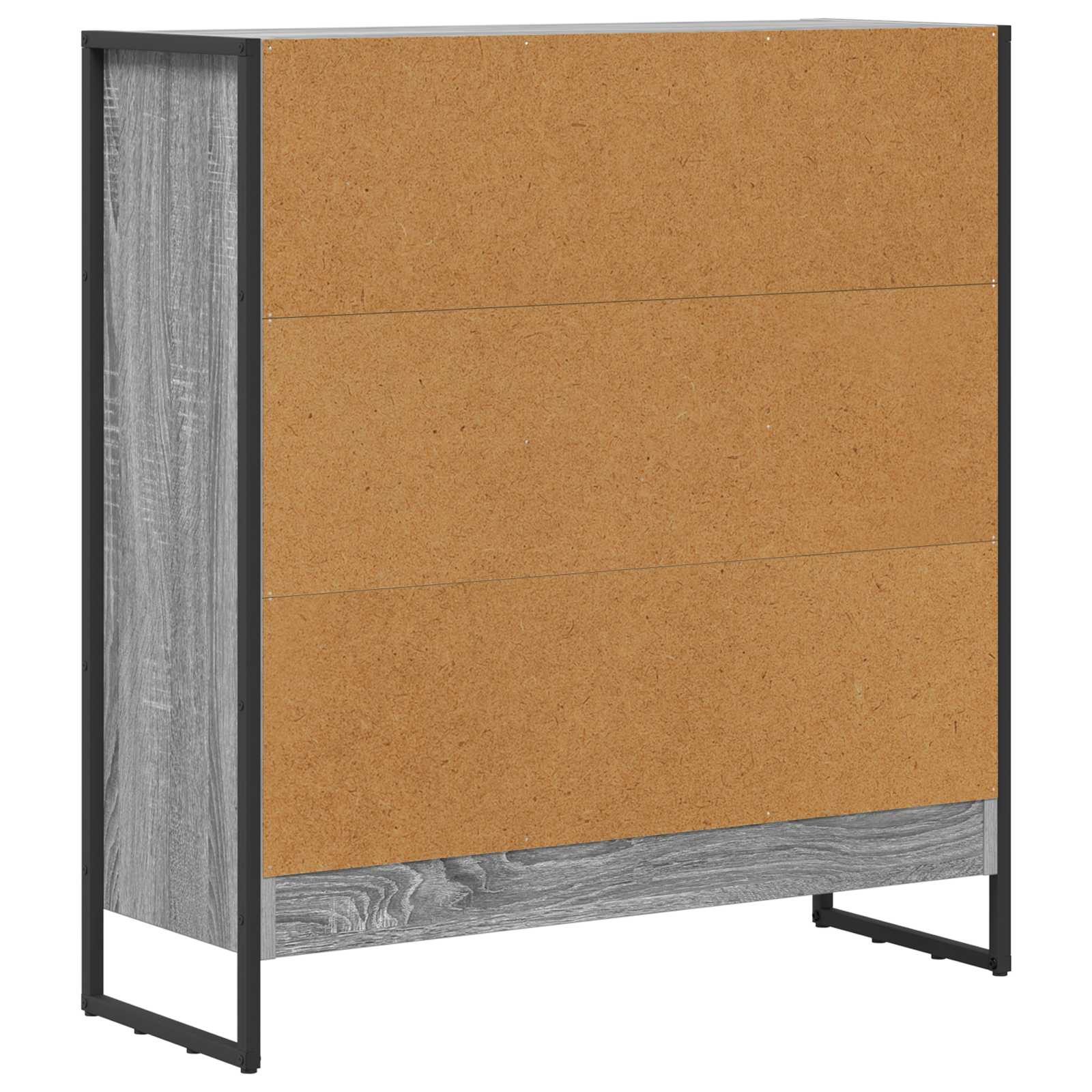 Bücherregal 2 pcs Schwarz Eichen-Optik 60 x 30 x 189,5 cm