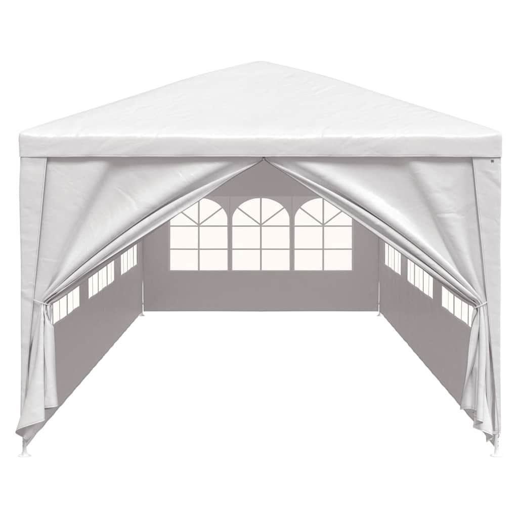 Party-Zelt 400 x 300 x 255 cm Rot PE und Stahl