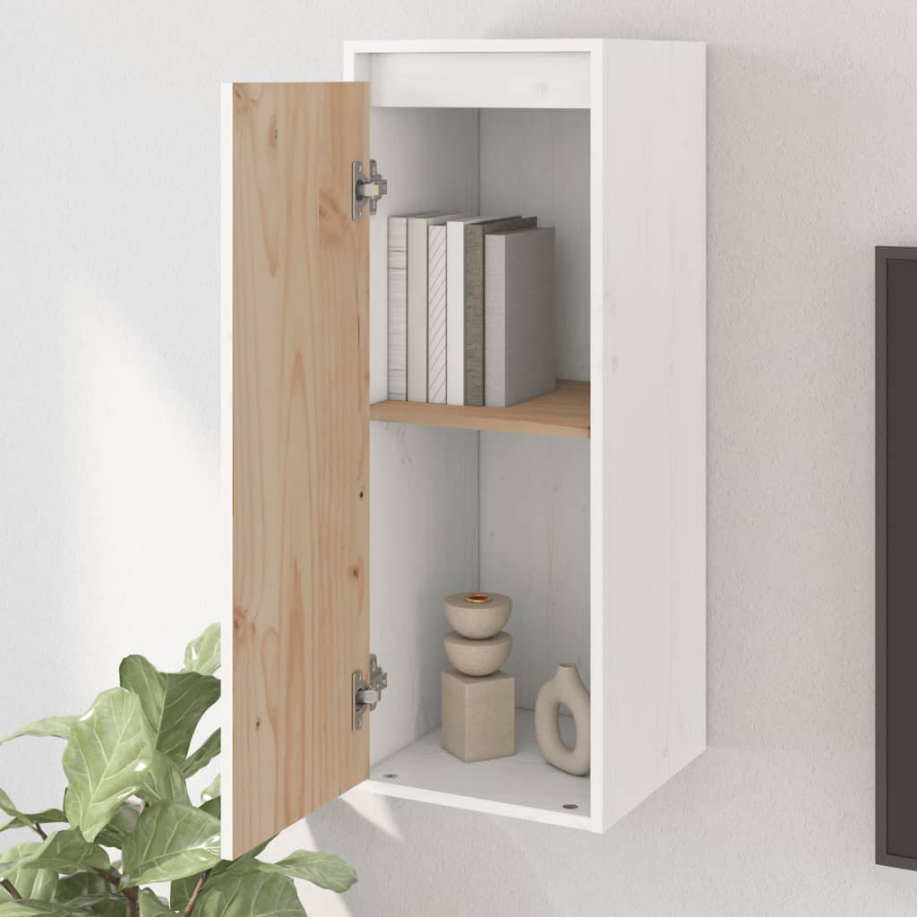 Wandschrank 30x30x80 cm Massivholz Kiefer