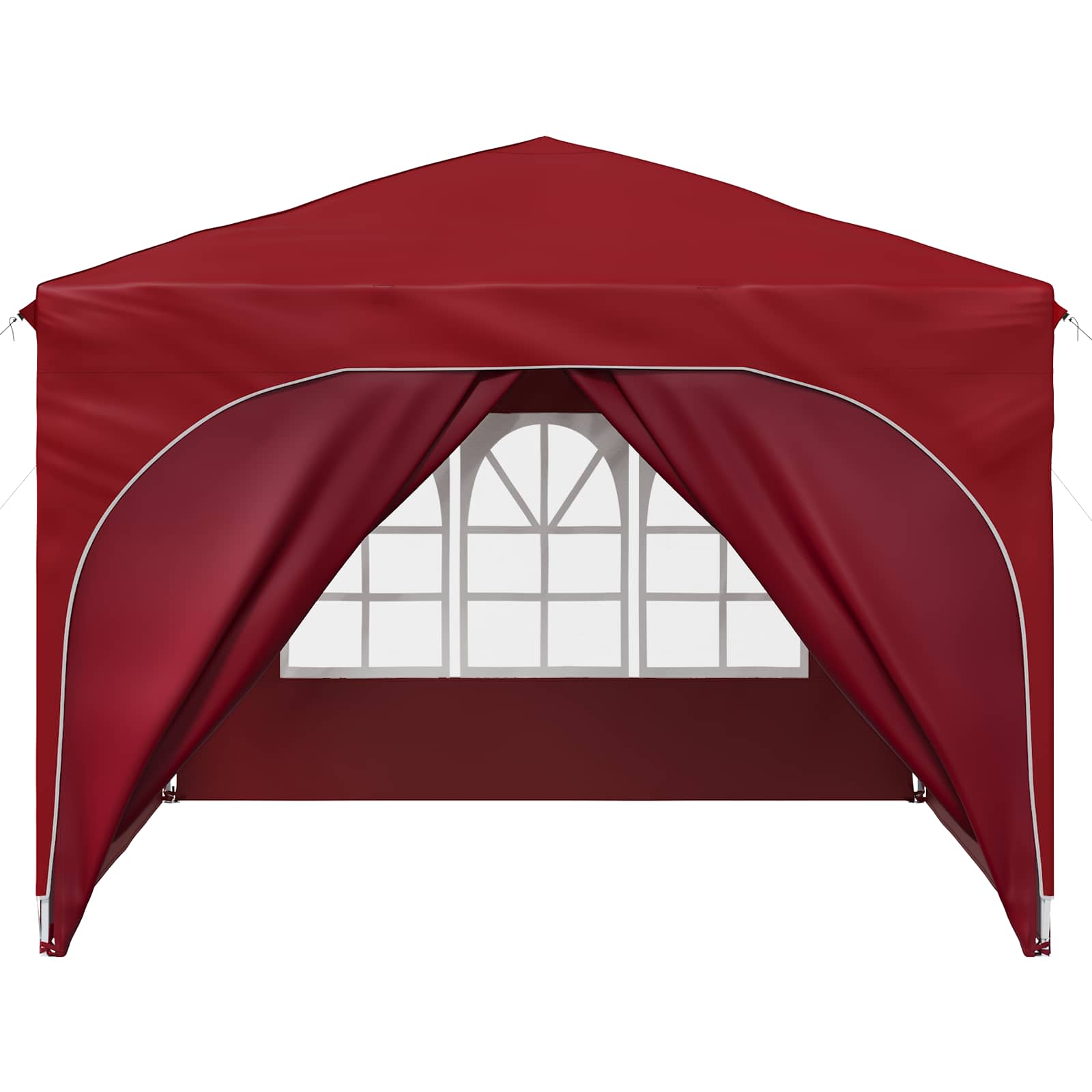 Pop-up Partyzelt 290 x 290 x 245 cm Creme