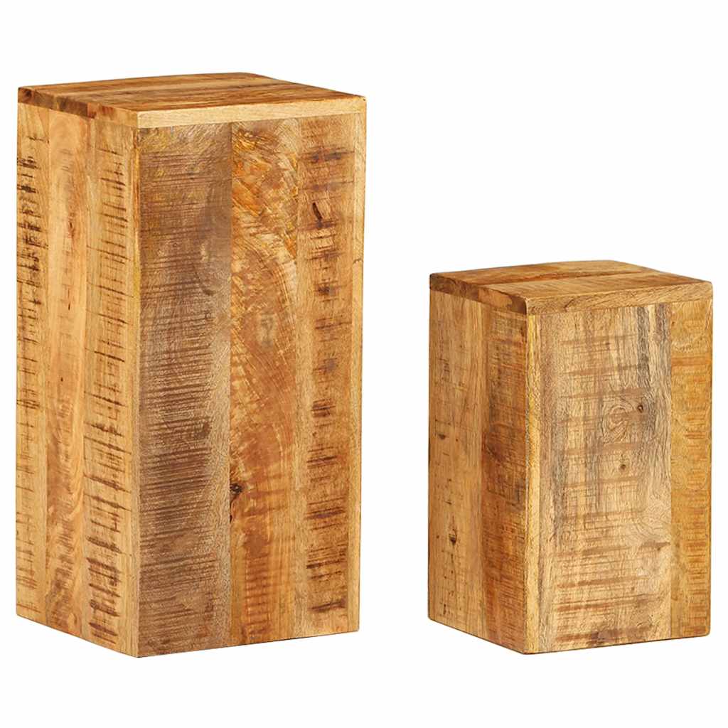 3-teilige Blumentreppe Massivholz Akazie Braun