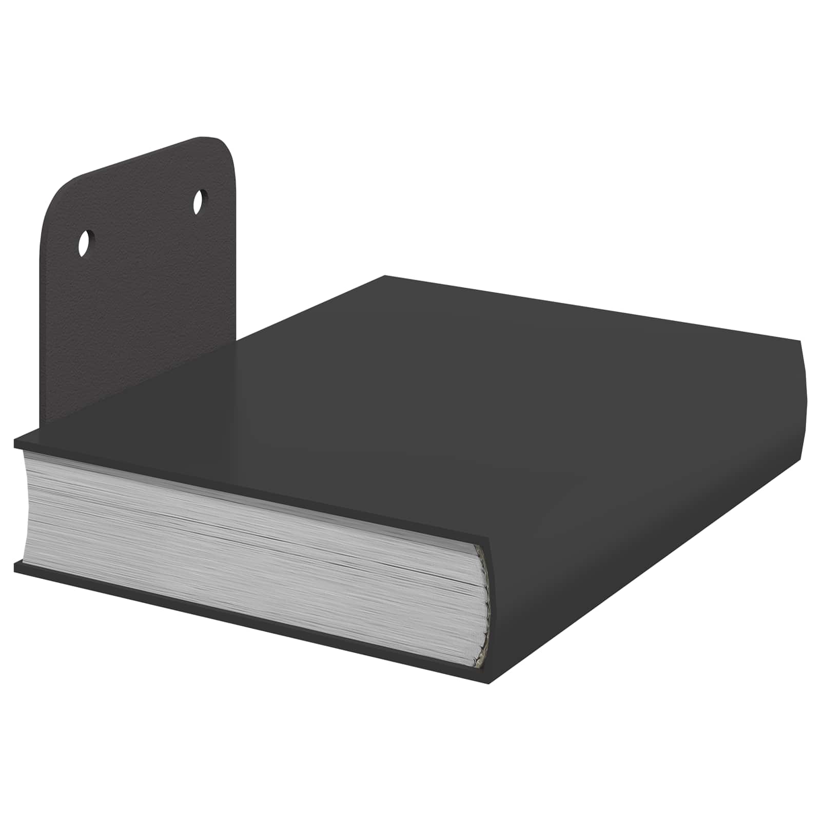 Unsichtbares Schwimmendes Regal 4 pcs Schwarz 6 x 11 x 6,5 cm
