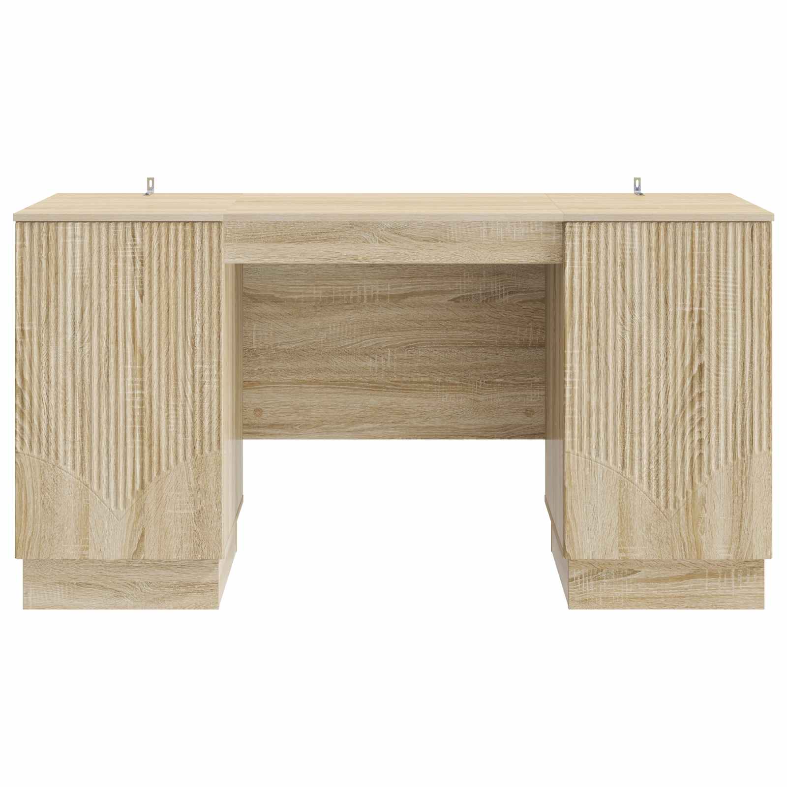 Schreibtisch mit Regal Schwarz 142,5 x 50 x 75 cm Holzwerkstoff