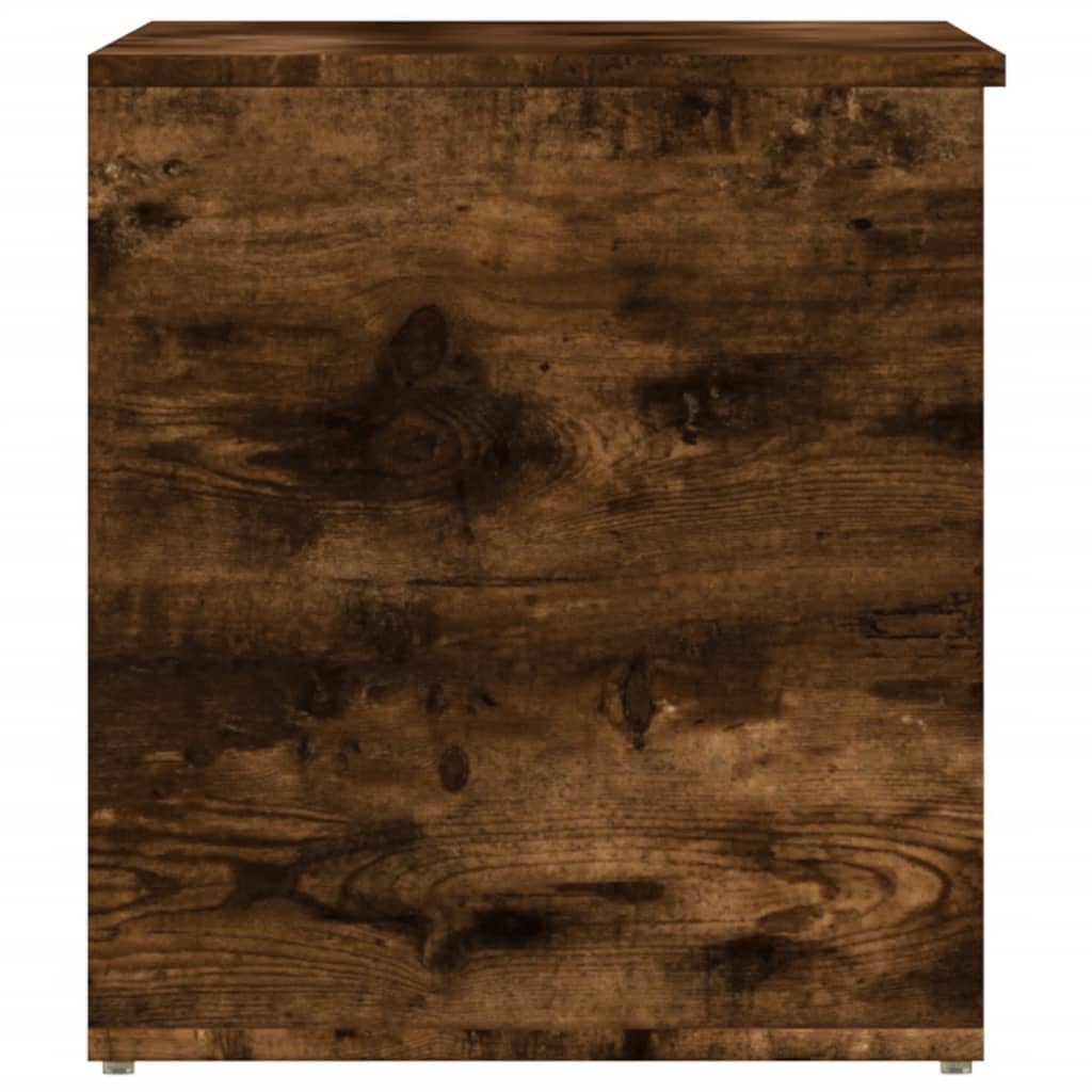Aufbewahrungstruhe Weiß 84x42x46 cm Holzwerkstoff