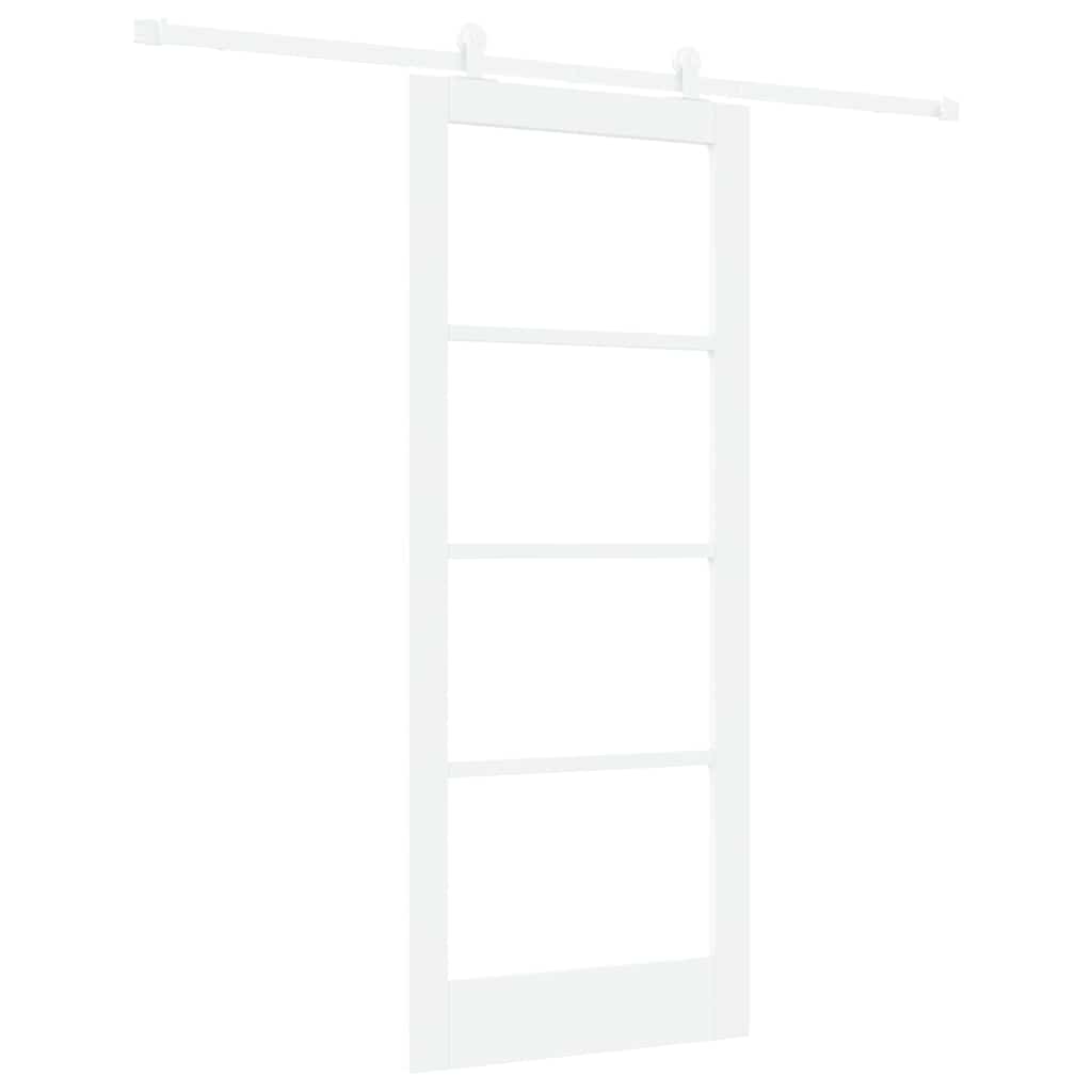 Schiebetür ORKDAL Natürlich und Schwarz 61 x 198,5 cm
