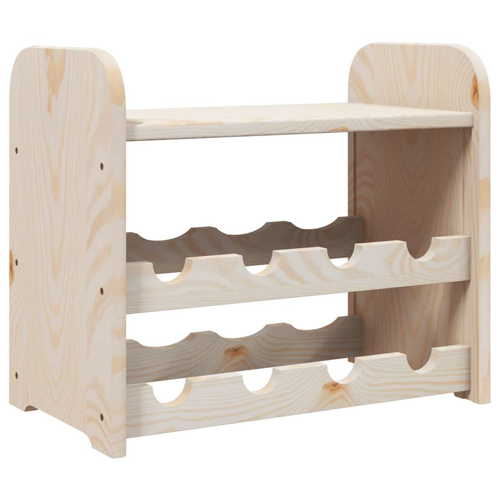 Weinregal 33x25x37 cm Massivholz Kiefer