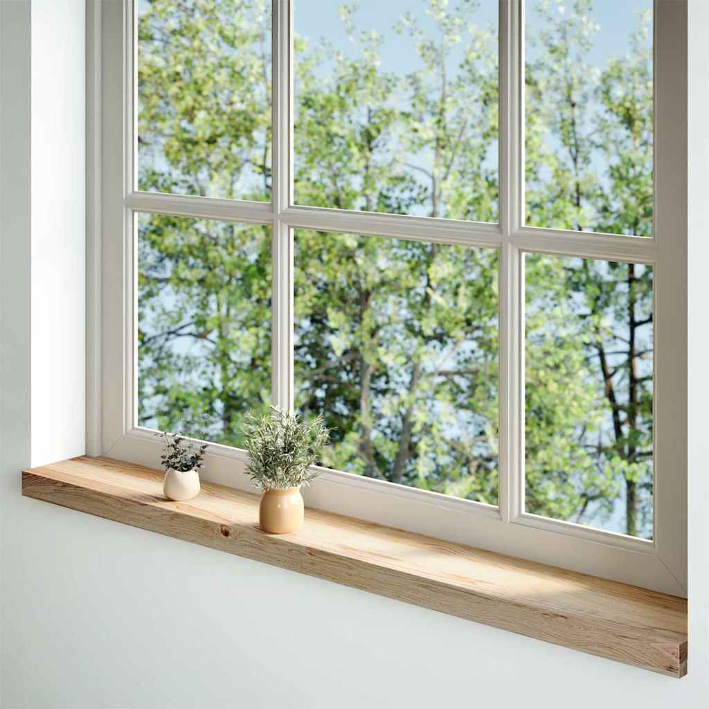 Fensterbänke 2 Stk. Unbehandelt 160x25x2 cm Massivholz Eiche