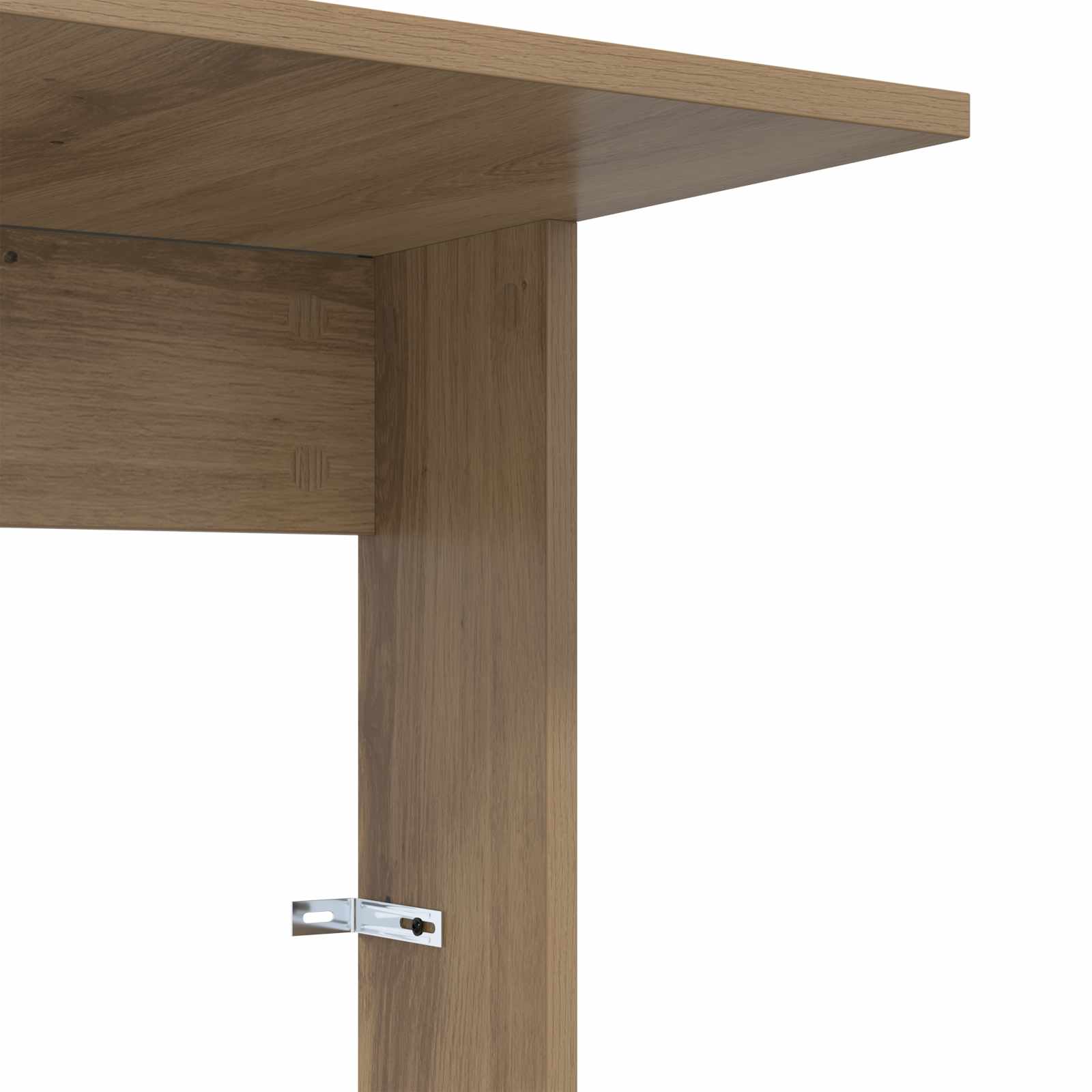 Beistelltisch Weiß 40 x 38 x 62,5 cm Holzwerkstoff