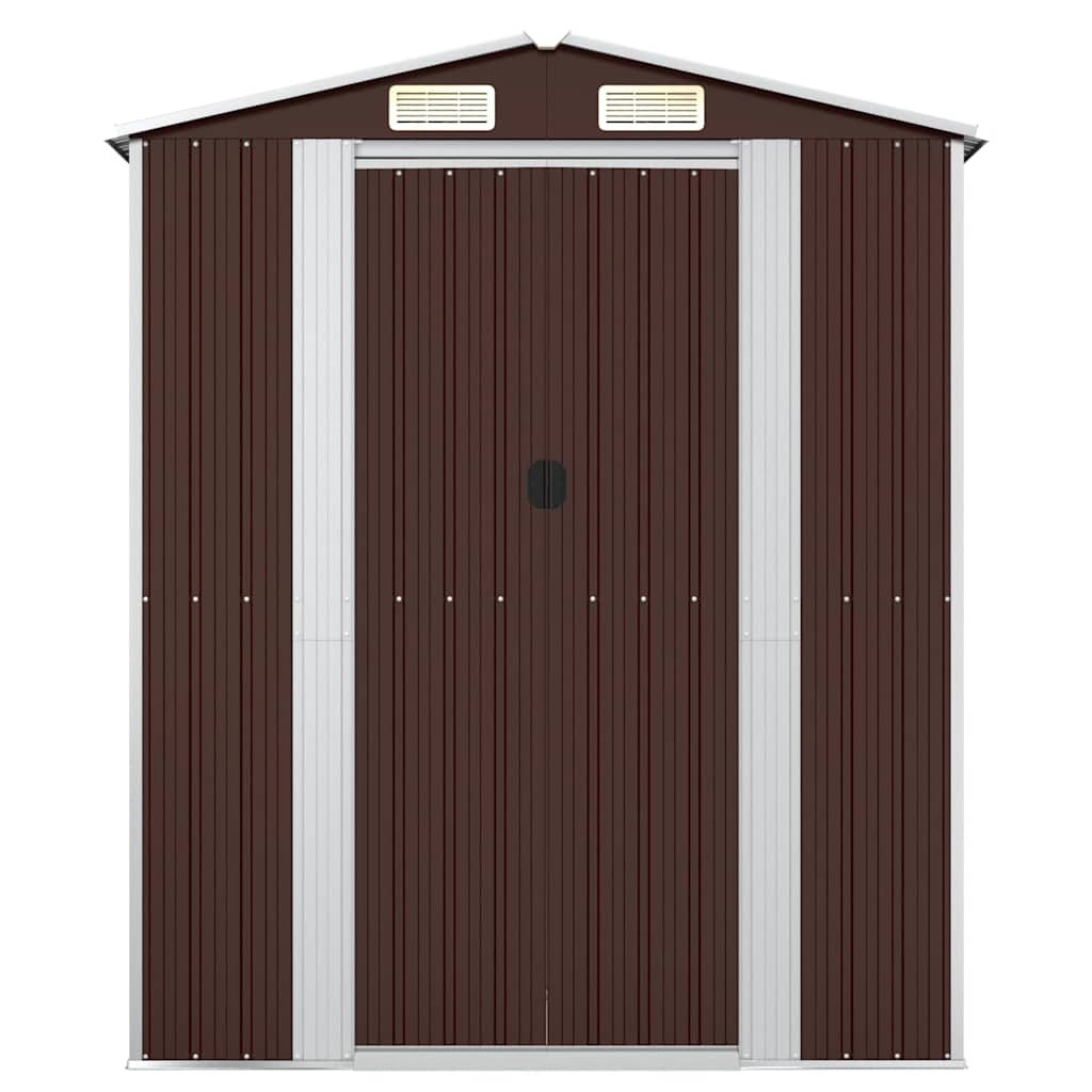 Geräteschuppen Grün 192x108x223 cm Verzinkter Stahl