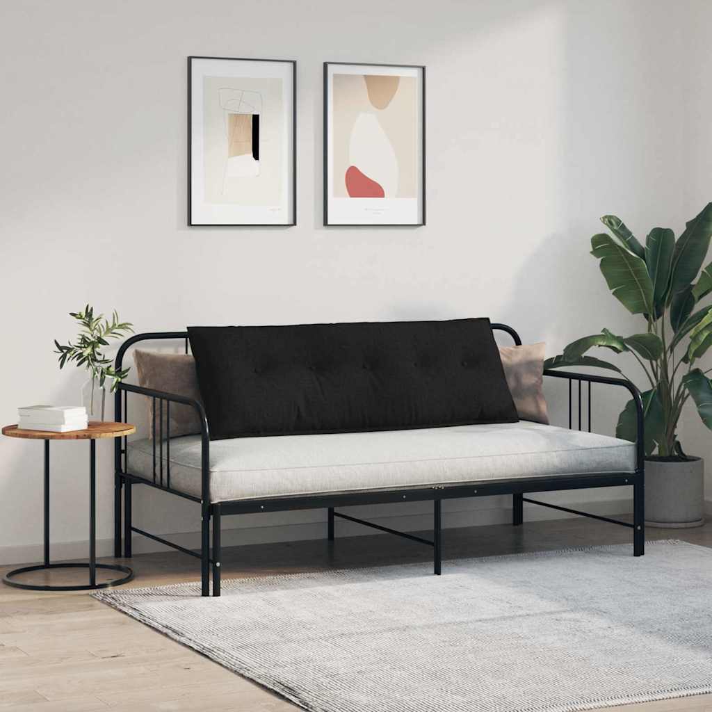 Rückenkissen Hellgrau 50 x 19 x 45 cm Stoff