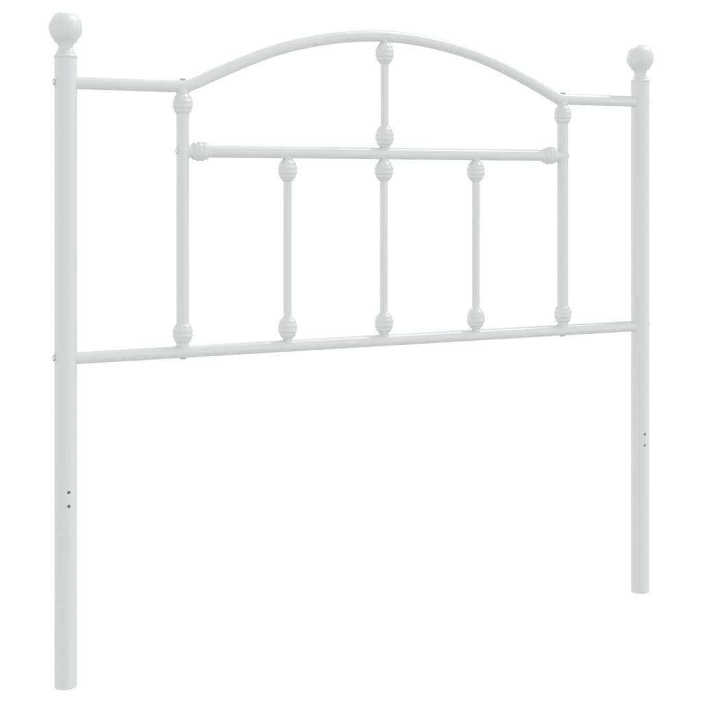 Ersatz-Kopfteil Metall Schwarz 90 cm