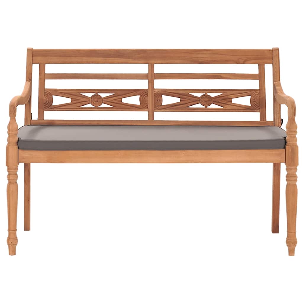Batavia-Sitzbank 150 cm Massivholz Teak