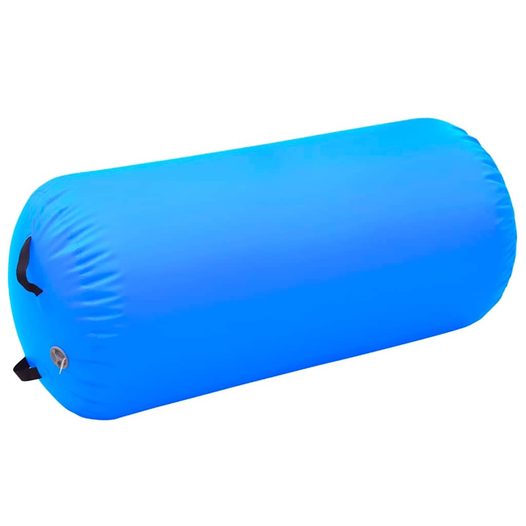 Aufblasbare Gymnastik-Rolle mit Pumpe 100x60 cm PVC Rosa