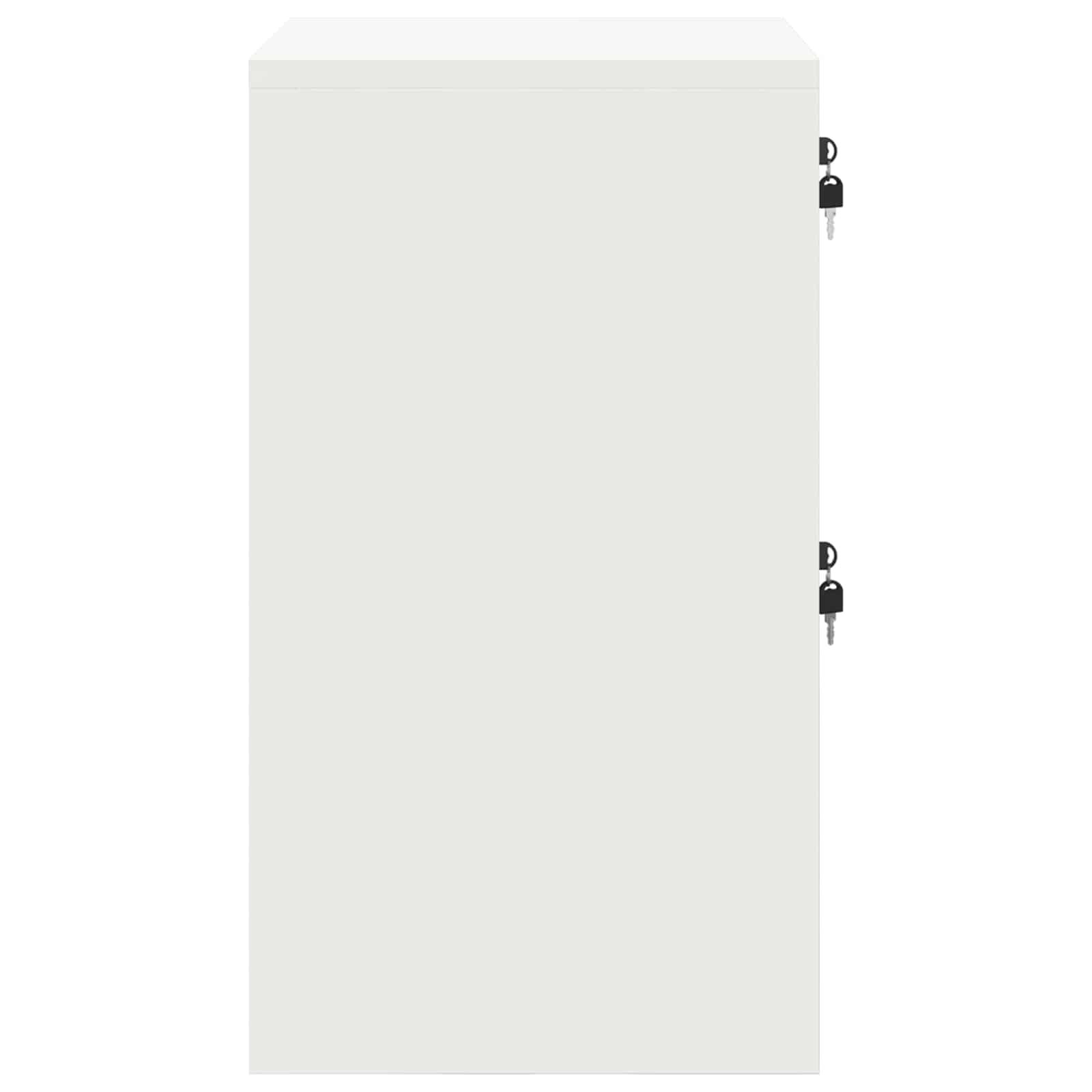 Aktenschrank 2 pcs Schwarz 44 x 50 x 139 cm Kaltgewalzter Stahl