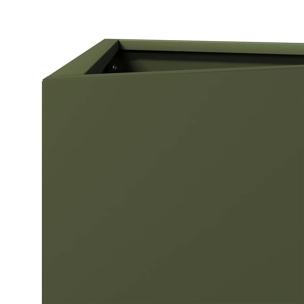Pflanzkübel 30x26x75 cm Cortenstahl